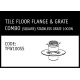 Marley Solvent Joint Tile Floor Flanged & Stainless Grate Combo (Square) 100DN - TFW100SS